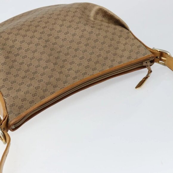 GUCCI Micro GG Supreme Shoulder Bag PVC Beige Gold 001 256 1324 Auth ep11400 - Picture 7 of 14